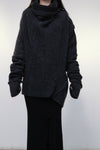 Marc le bihan long net eye skirt 2752 black